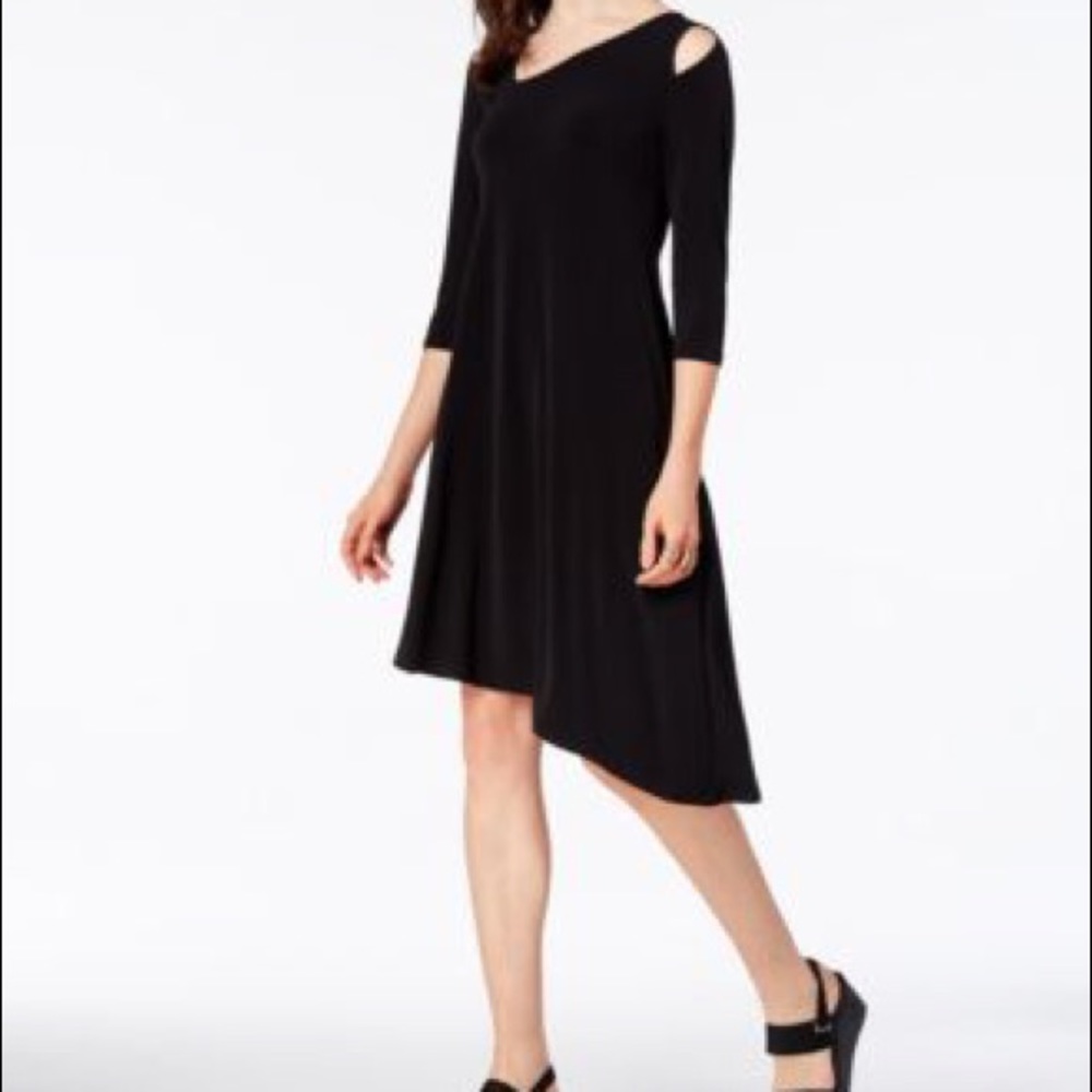 Alfani Cutout Asymmetrical Dress